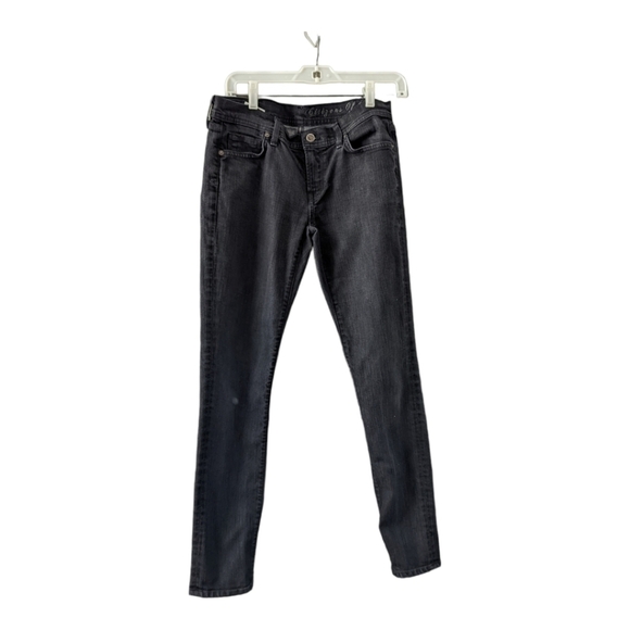 Citizens of Humanity Avedon Stretch Black Low Rise Skinny Jeans, Size 29 EUC USA - Picture 2 of 7